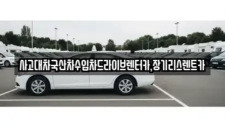 경기 시흥시 군자동 장기렌트카 전문 사고대차국산차수입차드라이브렌터카,장기리스렌트카