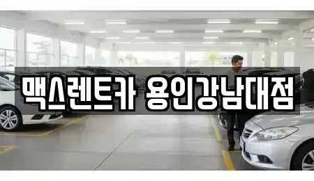 경기 용인시 기흥구 구갈동 렌트카 전문 맥스렌트카 용인강남대점