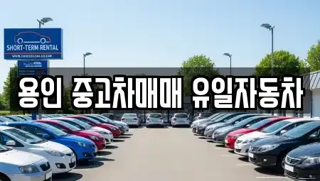 경기 용인시 기흥구 구갈동 중고차 전문 용인 중고차매매 유일자동차