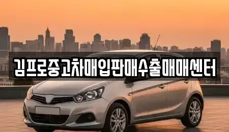 경기 의정부시 낙양동 중고차매입 전문 김프로중고차매입판매수출매매센터