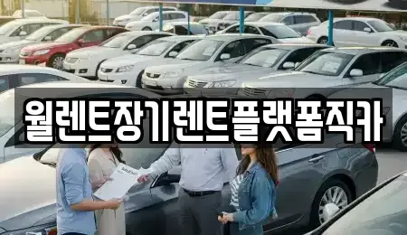 경기 이천시 장록동 장기렌트카 전문 월렌트장기렌트플랫폼직카