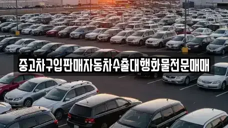 경기 화성시 배양동 중고차 전문 중고차구입판매자동차수출대행화물전문매매