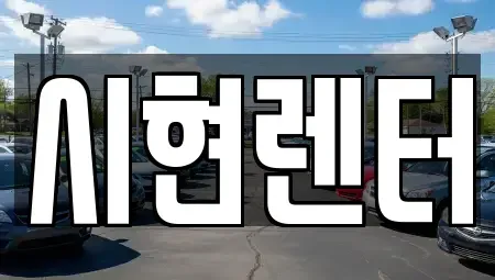 경기도 김포시 장기동 렌트카 전문 시현렌터