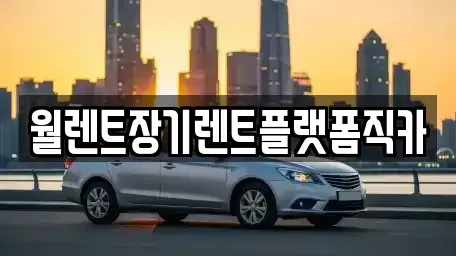 경기도 수원시 권선구 탑동 장기렌트카 전문 월렌트장기렌트플랫폼직카