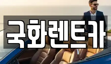 경기도 양주시 회정동 렌트카 전문 국화렌트카