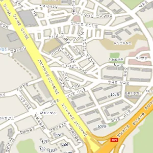 경기도 의왕시 왕곡동 렌트카 한진오토렌트카 위치