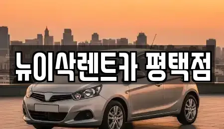 경기도 평택시 세교동 장기렌트카 전문 뉴이삭렌트카 평택점
