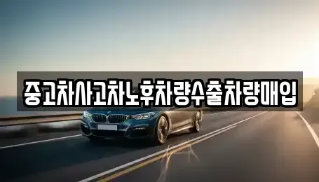 경기도 포천시 설운동 중고차 전문 중고차사고차노후차량수출차량매입
