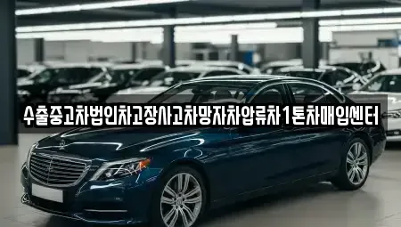 경남 사천시 벌리동 중고차 전문 수출중고차법인차고장사고차망자차압류차1톤차매입센터