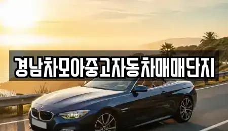 경남 함안군 중고차 전문 경남차모아중고자동차매매단지