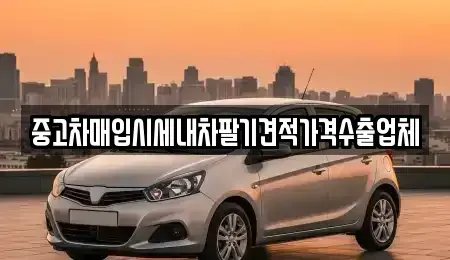 경북 경산시 자인면 중고차 전문 중고차매입시세내차팔기견적가격수출업체