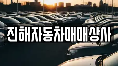경상남도 창원시 진해구 마천동 중고차 전문 진해자동차매매상사