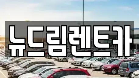 광주 광산구 월계동 렌트카 전문 뉴드림렌트카