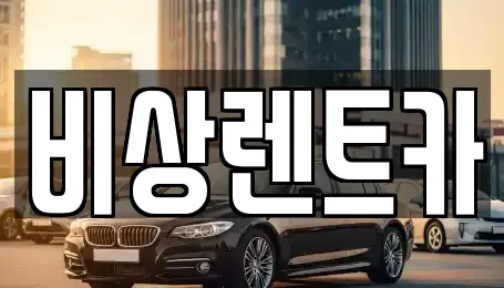 광주 광산구 월계동 렌트카 전문 비상렌트카