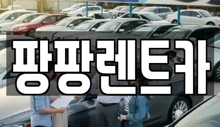 광주 광산구 월계동 렌트카 전문 팡팡렌트카