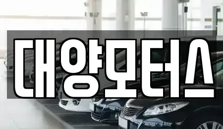 광주 남구 대지동 중고차 전문 대양모터스