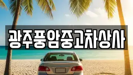 광주 북구 효령동 중고차 전문 광주풍암중고차상사