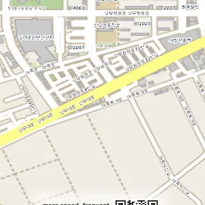 광주 서구 금호동 단기렌트카 알리고렌트카 위치