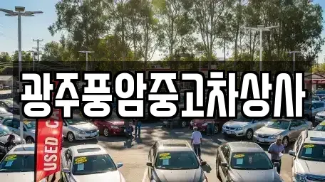 광주 서구 금호동 중고차 전문 광주풍암중고차상사