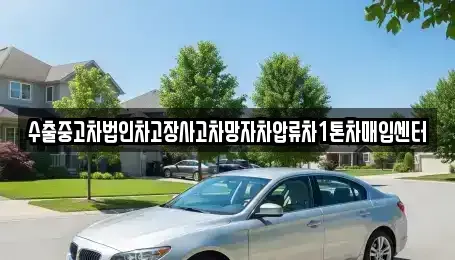 대구 수성구 지산동 중고차매매 전문 수출중고차법인차고장사고차망자차압류차1톤차매입센터