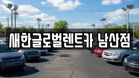 대구 중구 봉산동 단기렌트카 전문 새한글로벌렌트카 남산점