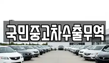 대전광역시 서구 만년동 중고차 전문 국민중고차수출무역