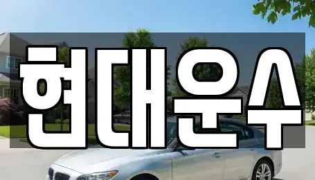 부산 기장군 기장읍 렌트카 전문 현대운수