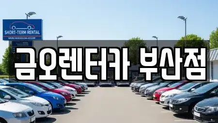 부산 부산진구 초읍동 장기렌트카 전문 금오렌터카 부산점