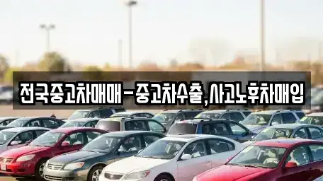 부산 부산진구 초읍동 중고차 전문 전국중고차매매-중고차수출,사고노후차매입