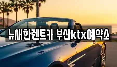 부산 중구 대청동1가 장기렌트카 전문 뉴새한렌트카 부산ktx예약소