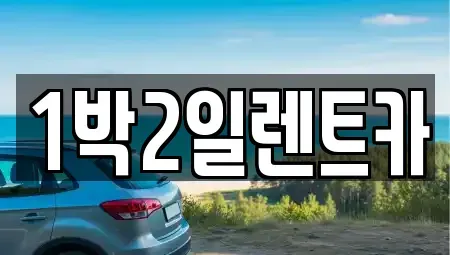 부산광역시 부산진구 초읍동 렌트카 전문 1박2일렌트카