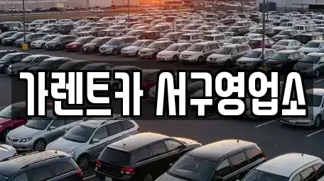 부산광역시 서구 서대신동3가 렌트카 전문 가렌트카 서구영업소