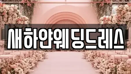 새하얀웨딩드레스