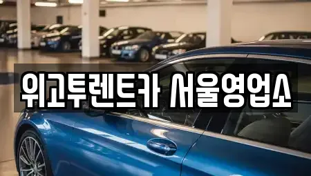서울 용산구 용산동3가 렌트카 전문 위고투렌트카 서울영업소