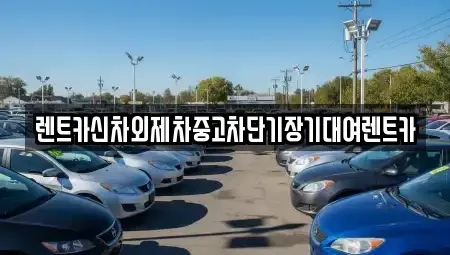 서울 종로구 돈의동 단기렌트카 전문 렌트카신차외제차중고차단기장기대여렌트카