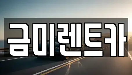 서울 종로구 연건동 렌트카 전문 금미렌트카