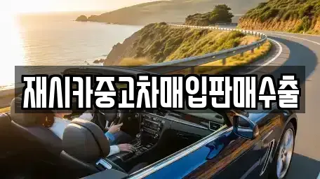 서울 중랑구 망우동 중고차매입 전문 재시카중고차매입판매수출