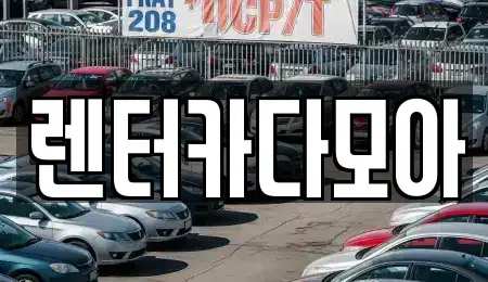 서울특별시 서초구 신원동 렌트카 전문 렌터카다모아
