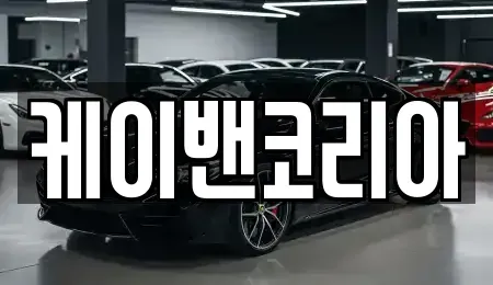 서울특별시 서초구 신원동 렌트카 전문 케이밴코리아