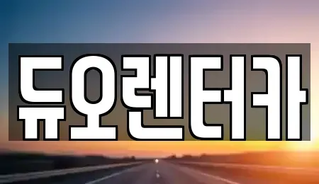 서울특별시 종로구 명륜3가 렌트카 전문 듀오렌터카