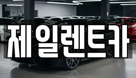 세종특별자치시 나성동 렌트카 전문 제일렌트카