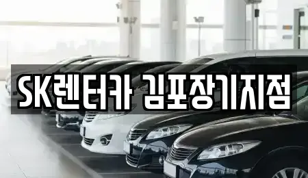 인천광역시 서구 대곡동 렌트카 전문 SK렌터카 김포장기지점