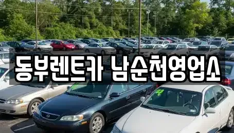 전남 순천시 저전동 렌트카 전문 동부렌트카 남순천영업소
