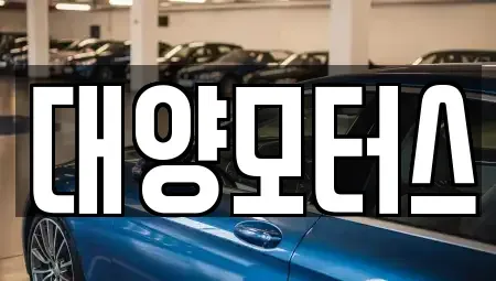 전남 순천시 저전동 중고차매매 전문 대양모터스