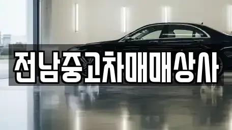 전라남도 완도군 중고차매매 전문 전남중고차매매상사