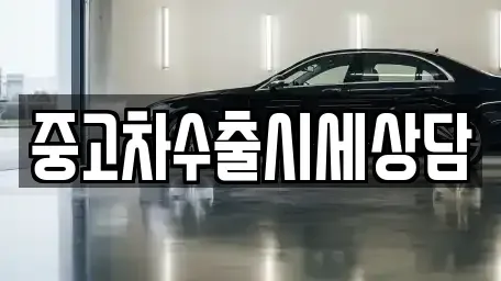 전북 정읍시 삼산동 중고차 전문 중고차수출시세상담