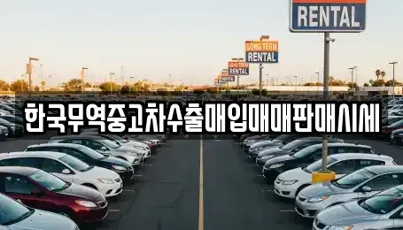 전북특별자치도 익산시 왕궁면 중고차매입 전문 한국무역중고차수출매입매매판매시세