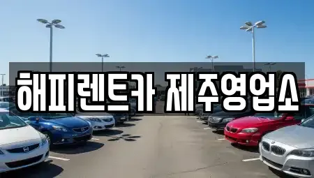 제주 제주시 용담삼동 렌트카 전문 해피렌트카 제주영업소