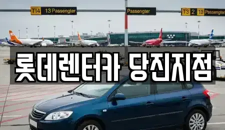 충남 당진시 원당동 장기렌트카 전문 롯데렌터카 당진지점