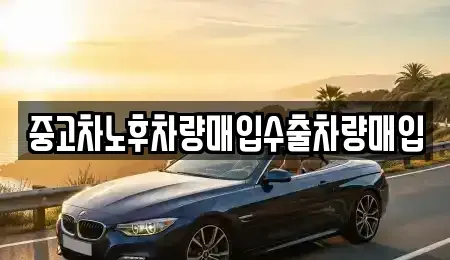 충남 당진시 원당동 중고차매입 전문 중고차노후차량매입수출차량매입